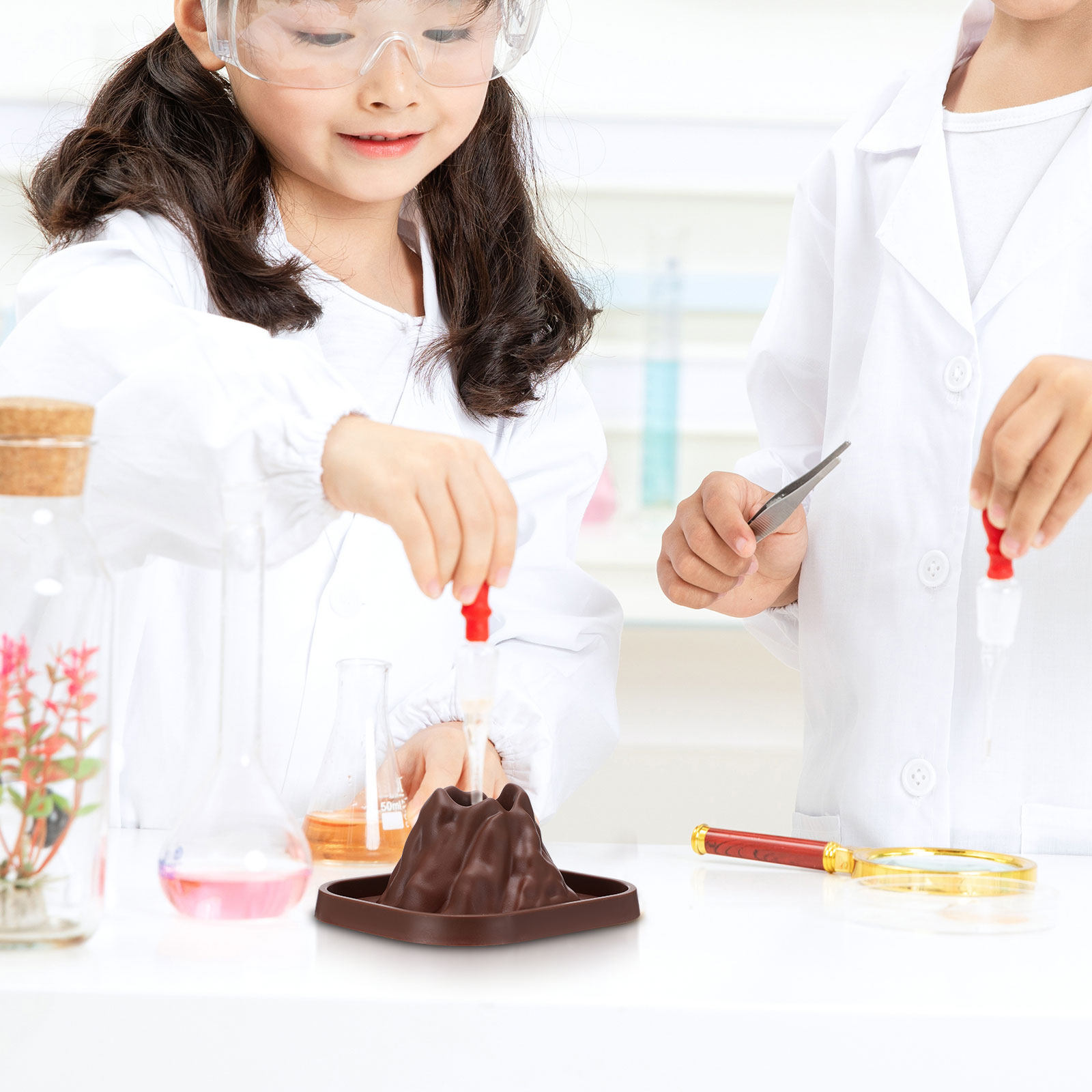 Science Kit Volcano - 10Pcs Volcano Mold Kit for DIY