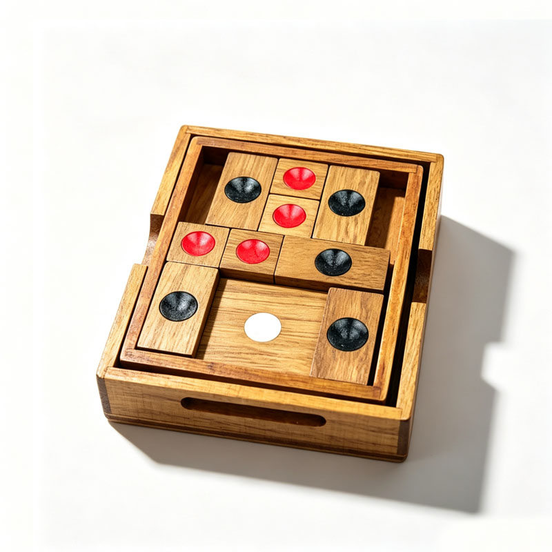 Brain Teaser Cube - Classical HuaRongDao Puzzle Sliding Block Puzzles
