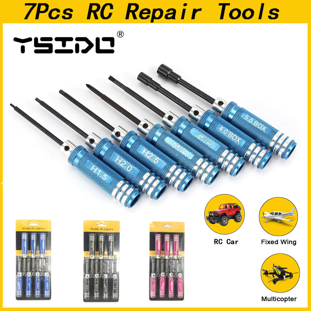 Tamiya Model Paint Set - YSIDO 7Pcs 1.5 2.0 2.5mm Hex
