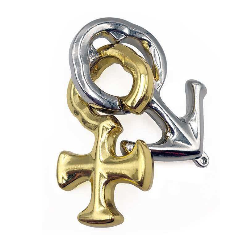 Brain Teaser Cube - Cast Metal Brain Teaser Puzzles Mind