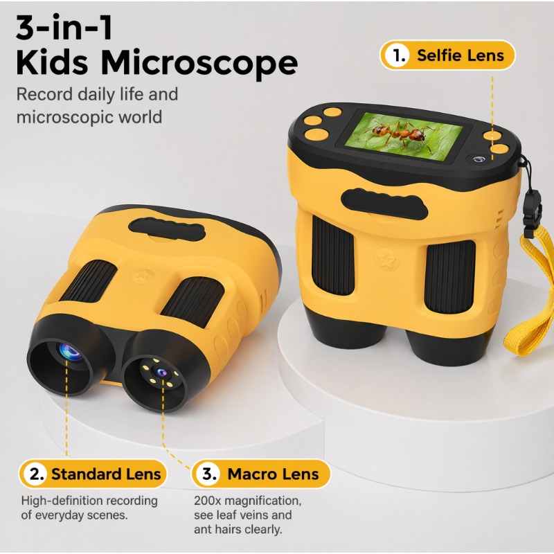 4K 1000X Microscope Camera Dig - Kids Education News review and price