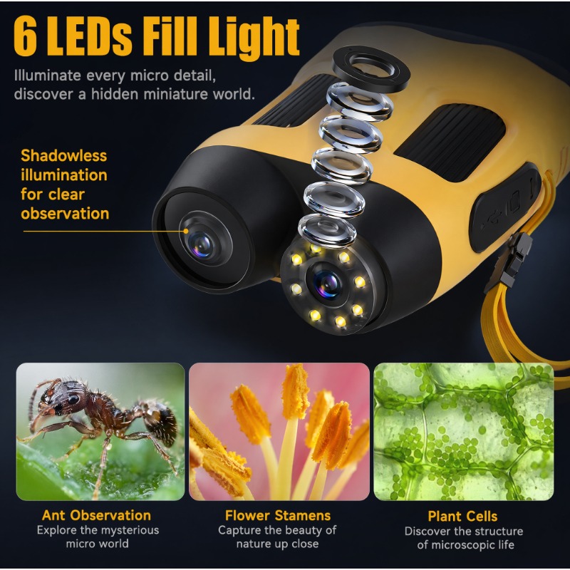 4K 1000X Microscope Camera Dig - Kids Education News review and price