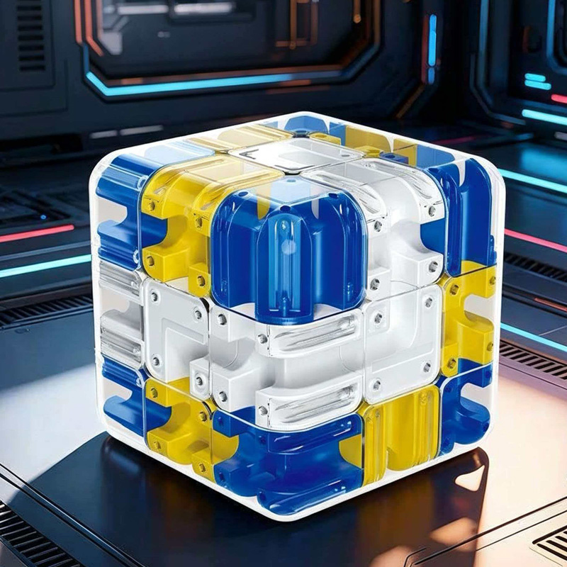 Novelty 3D Rolling Ball Maze C - Brain Teaser Cube review and price