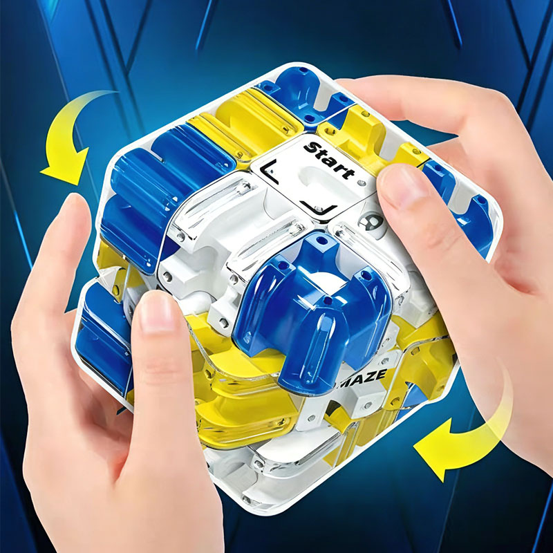 Novelty 3D Rolling Ball Maze C - Brain Teaser Cube review and price