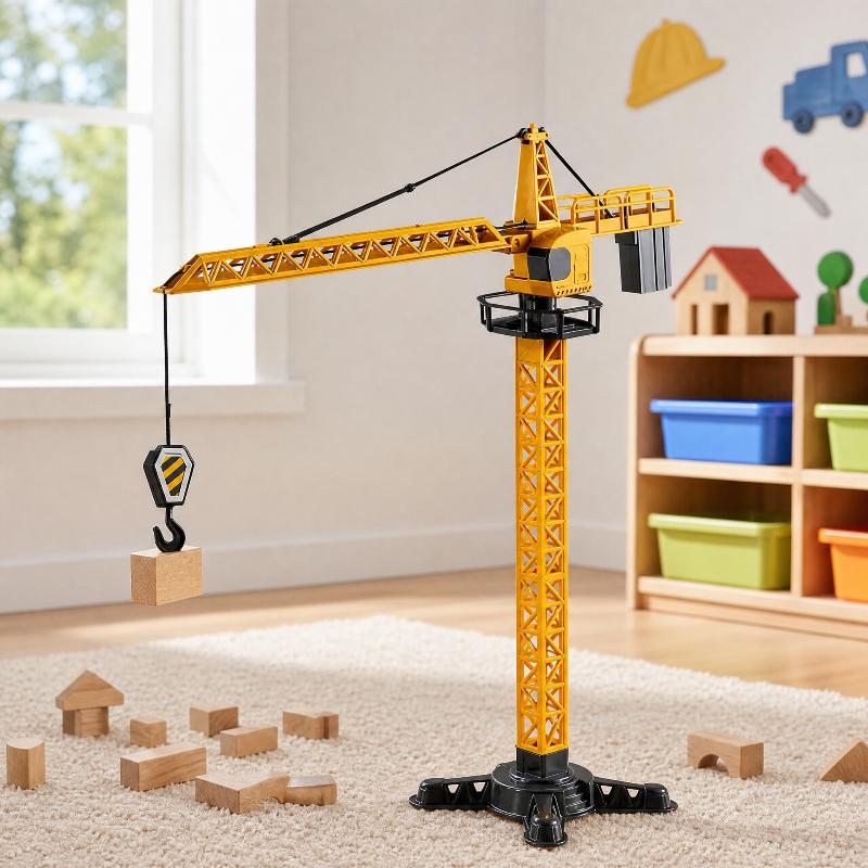 Tower Crane Toy Simulated Cons - Kids Educational Game review and price