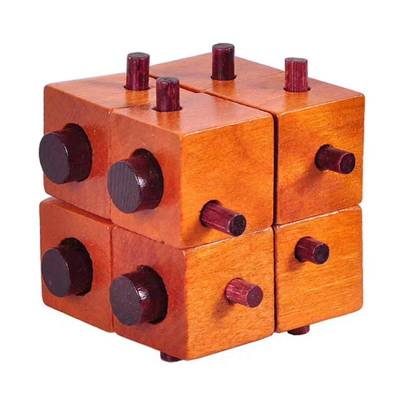 Wooden Brain Teaser Puzzles Un - Brain Teaser Cube review and price