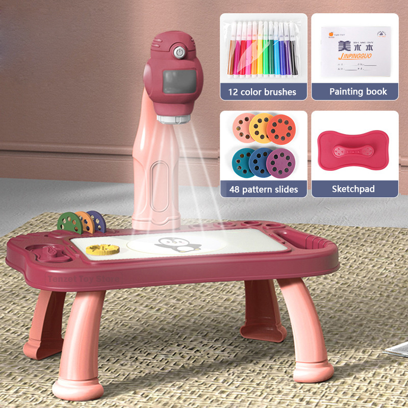 Smart Projector Kids Painting  - Kids Education Tablet review and price