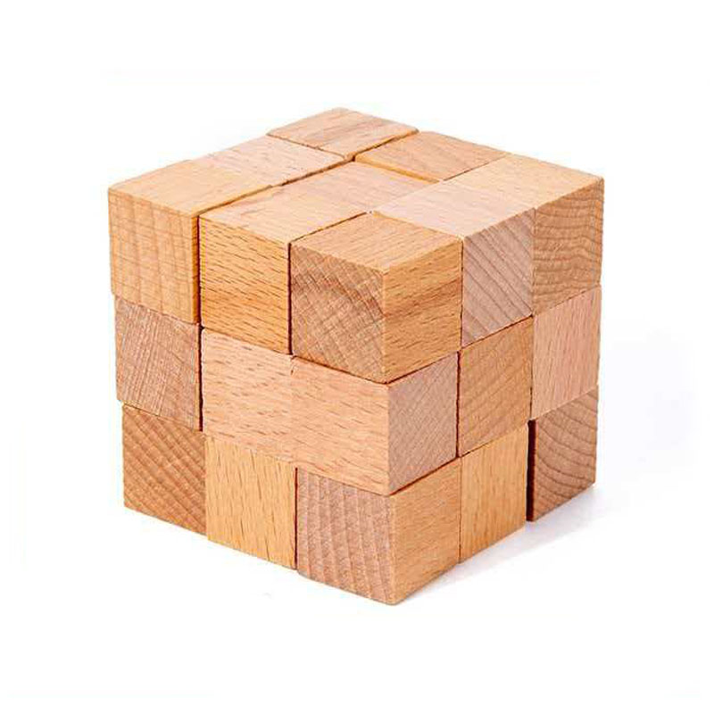 Square Snake Cube Wooden Brain - Brain Teaser Cube review and price