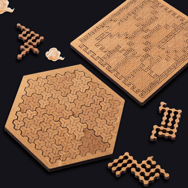 Impossible Wooden Puzzle IQ Pu - Brain Teaser Cube review and price