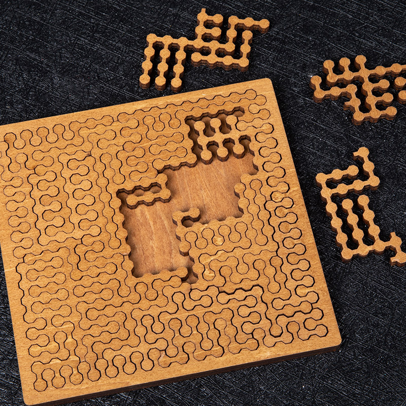 Impossible Wooden Puzzle IQ Pu - Brain Teaser Cube review and price
