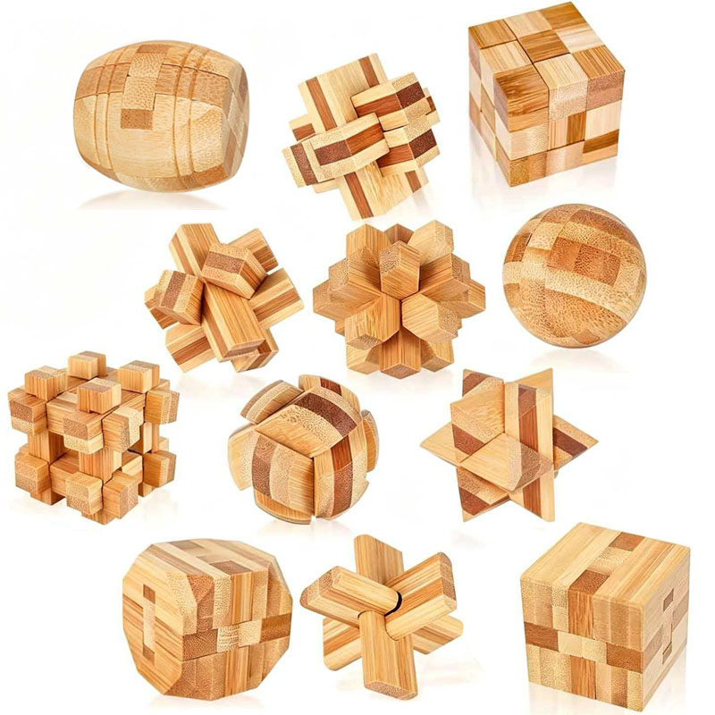 NEW 4.5CM Lu Ban Lock Puzzle B - Brain Teaser Cube review and price