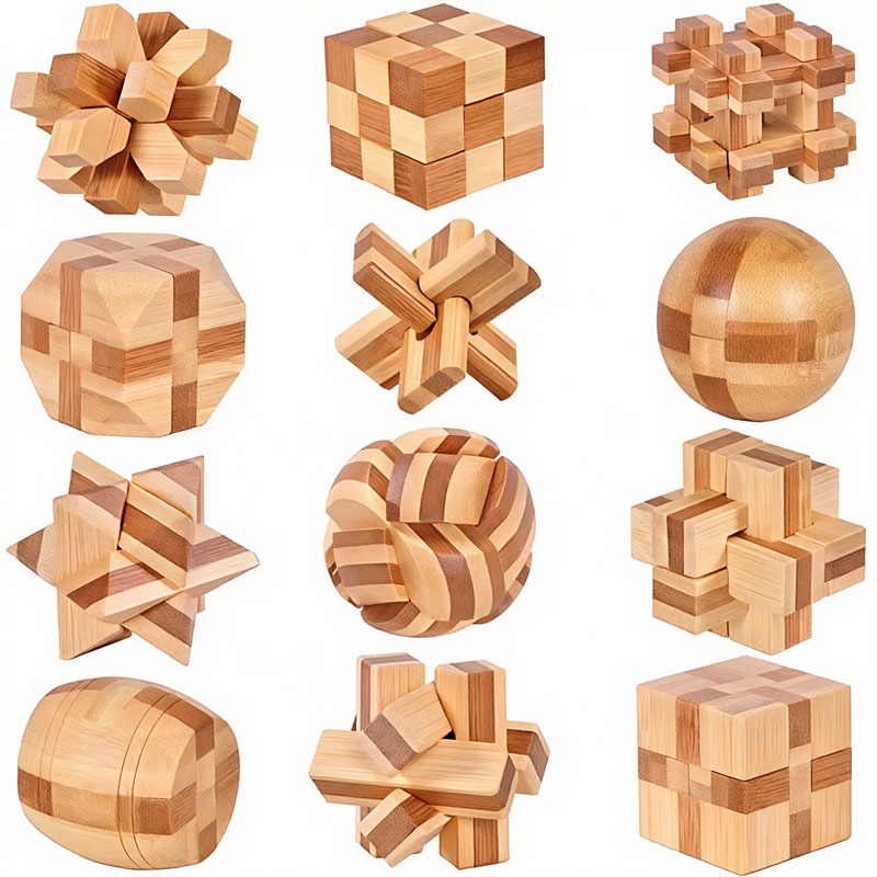 NEW 4.5CM Lu Ban Lock Puzzle B - Brain Teaser Cube review and price