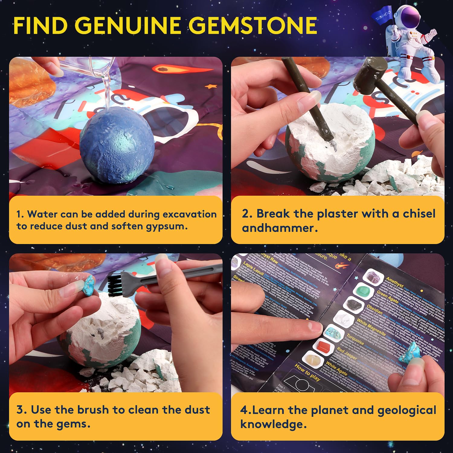 Children's Archaeology Digging - Science Kit Volcano review and price