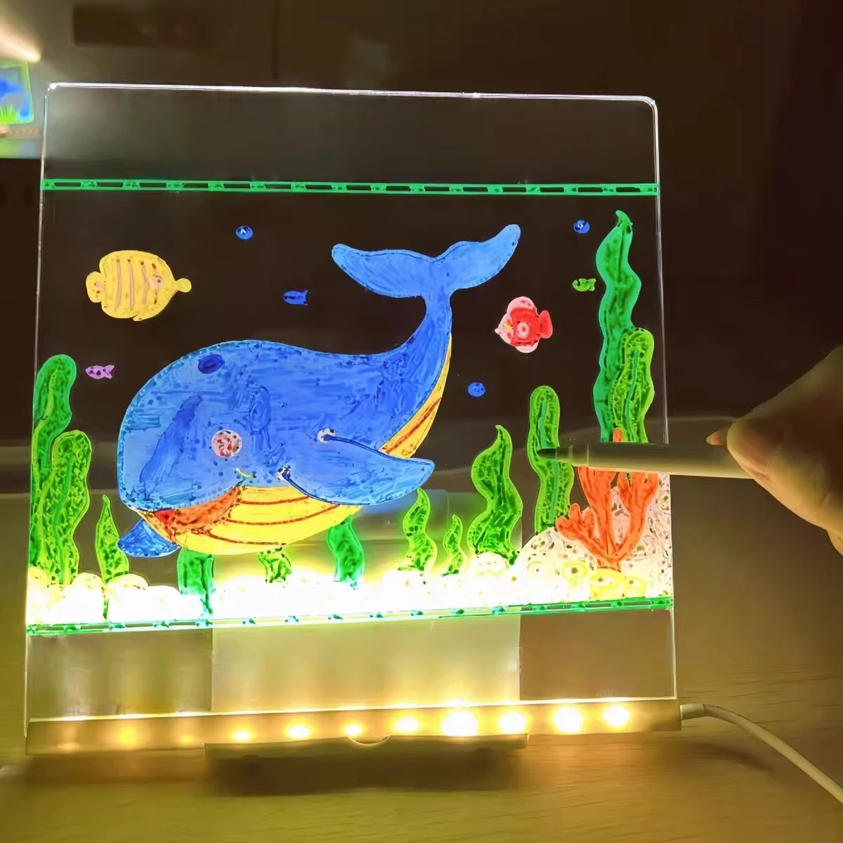Magic Glow Kids Drawing Board: - Kids Education Tablet review and price