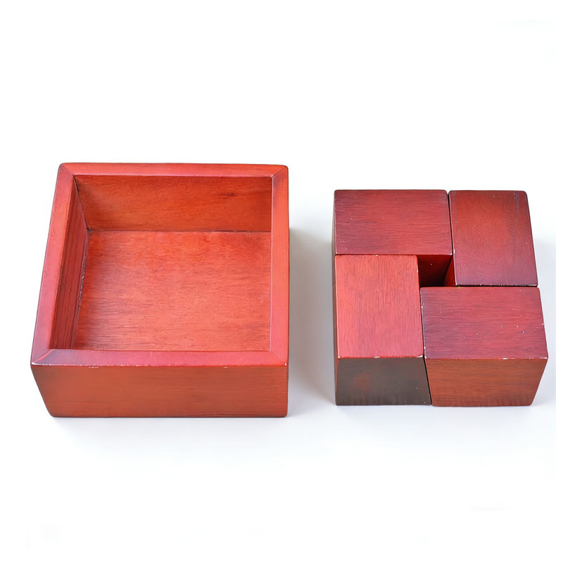 Impossible Wooden Brain Teaser - Brain Teaser Cube review and price