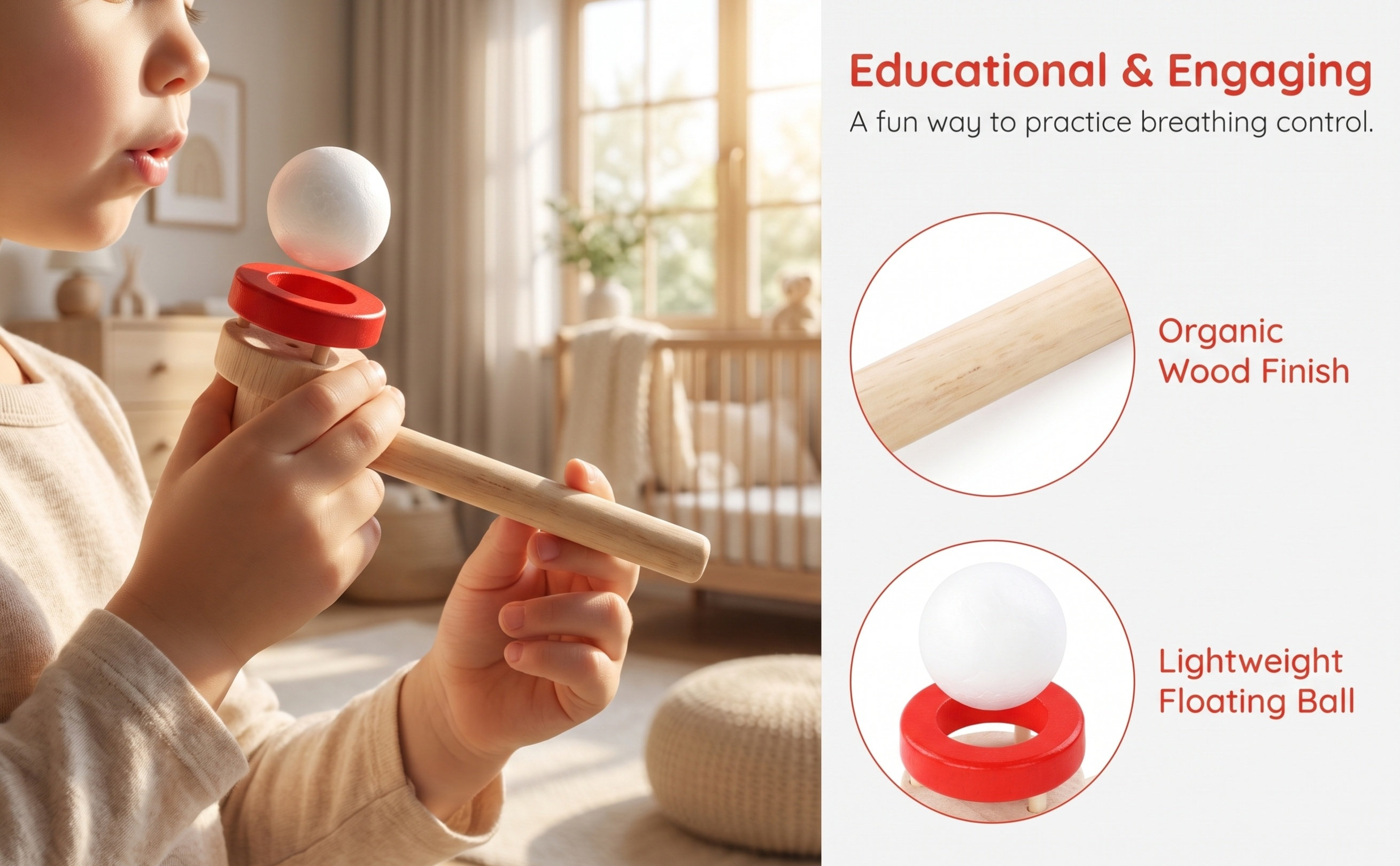 2Pcs Suspension Blowing Ball K - Kids Educational Game review and price