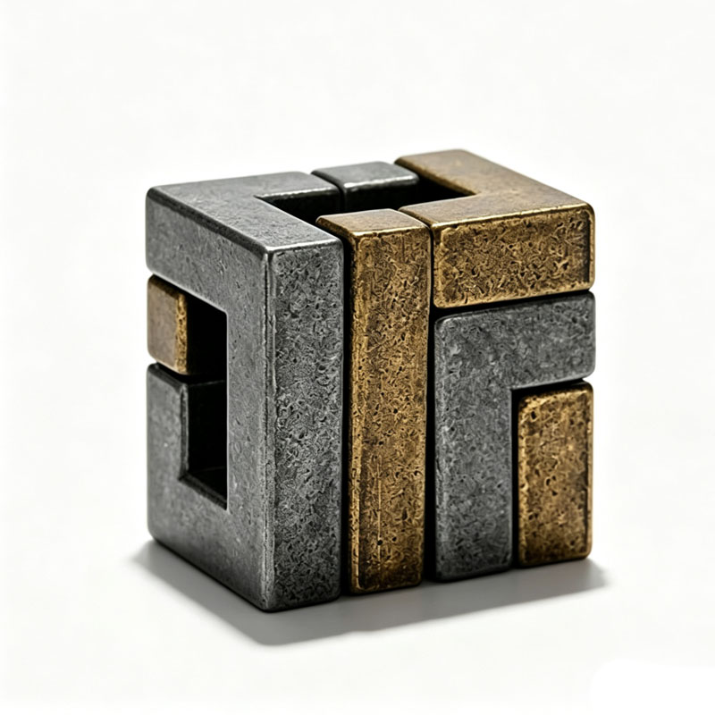 Magic IQ Cast Coil Difficult M - Brain Teaser Cube review and price