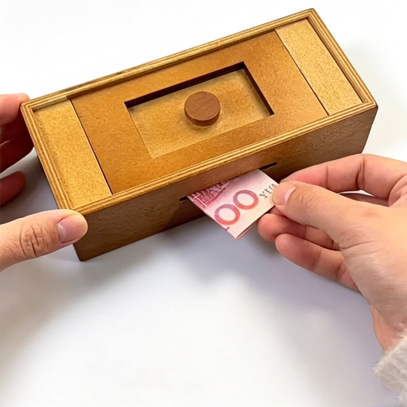 Wooden Puzzle Box with Secret  - Brain Teaser Cube review and price